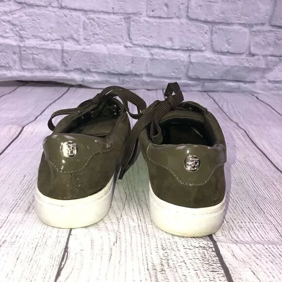 Liz Claiborne tie up sneakers olive green women size 7 - Picture 5 of 5